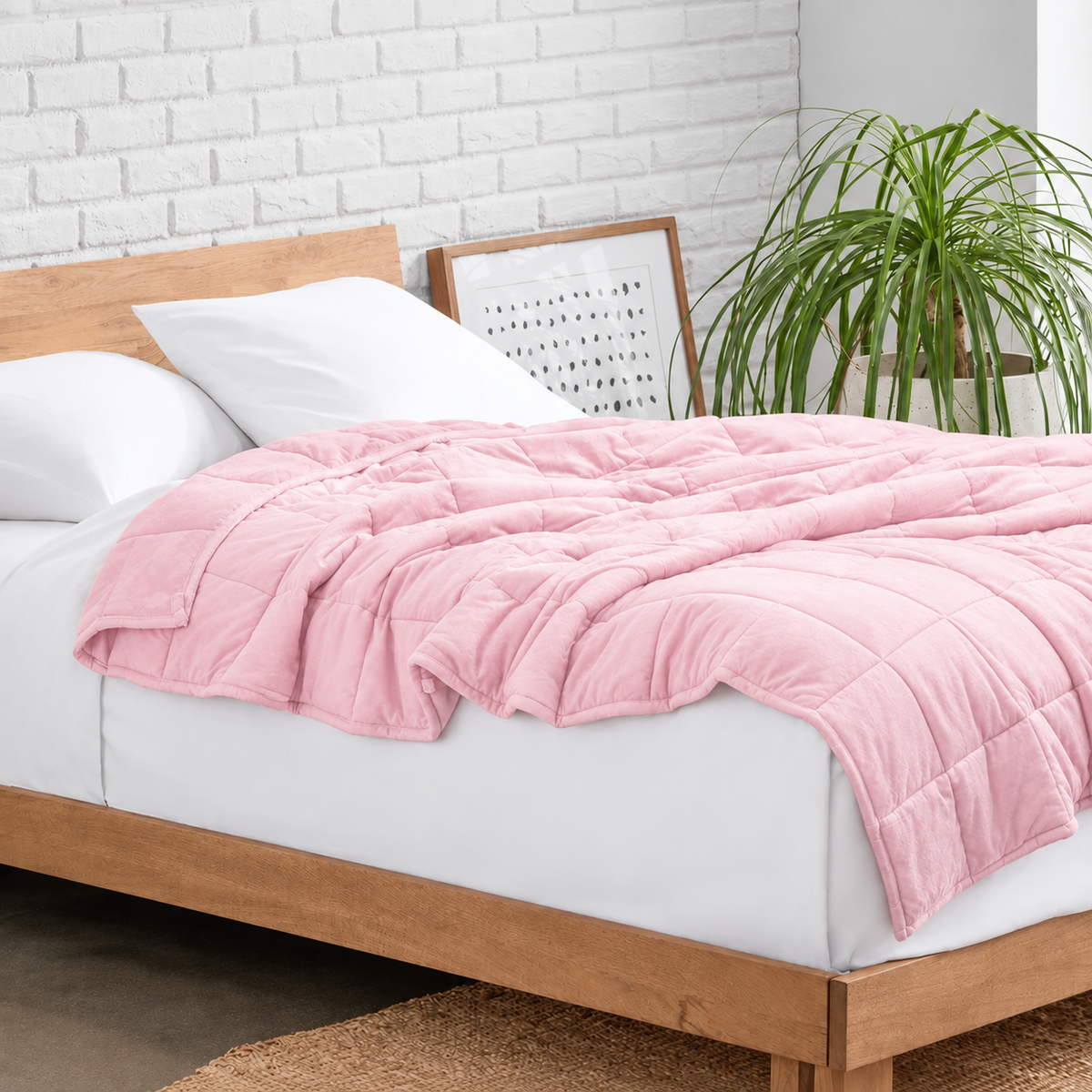 Bundle of 3 Minky Fleece Weighted Blanket